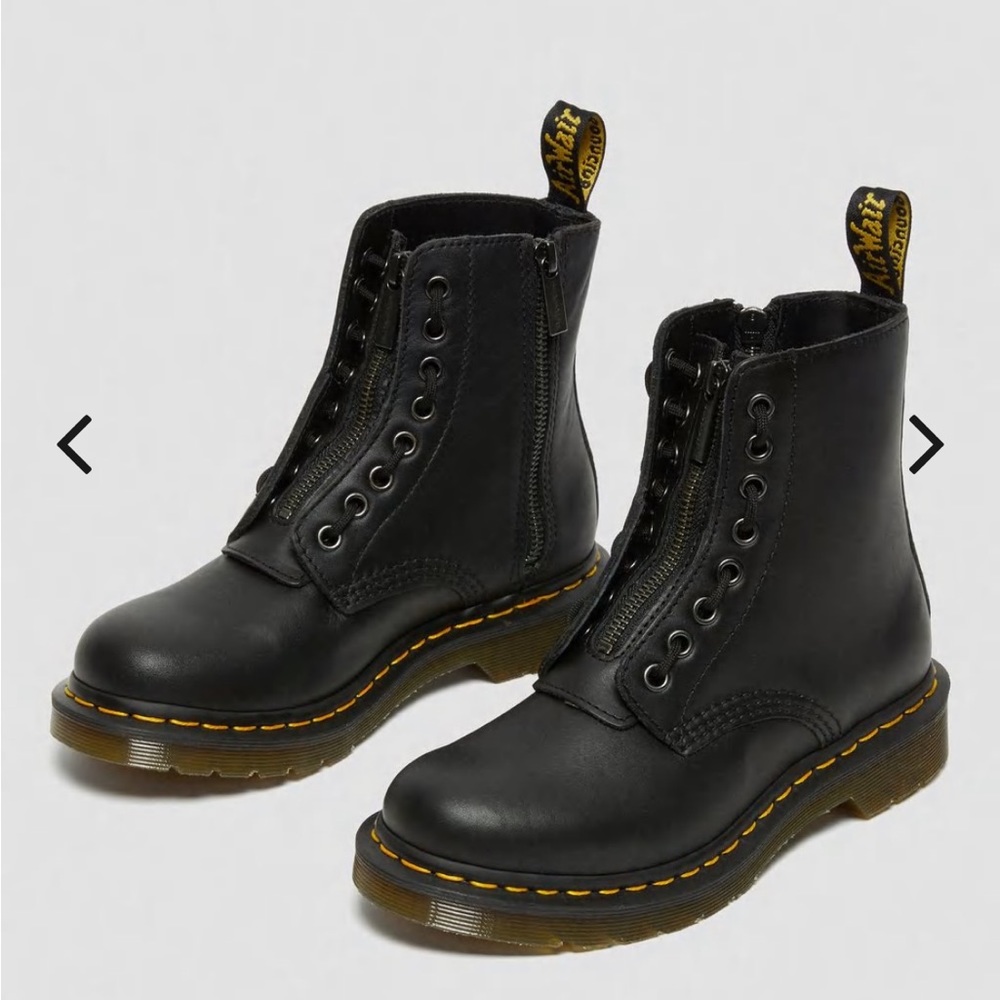 Dr. Martens 1460 WOMEN'S PASCAL NAPPA ZIPPER BOOTS
